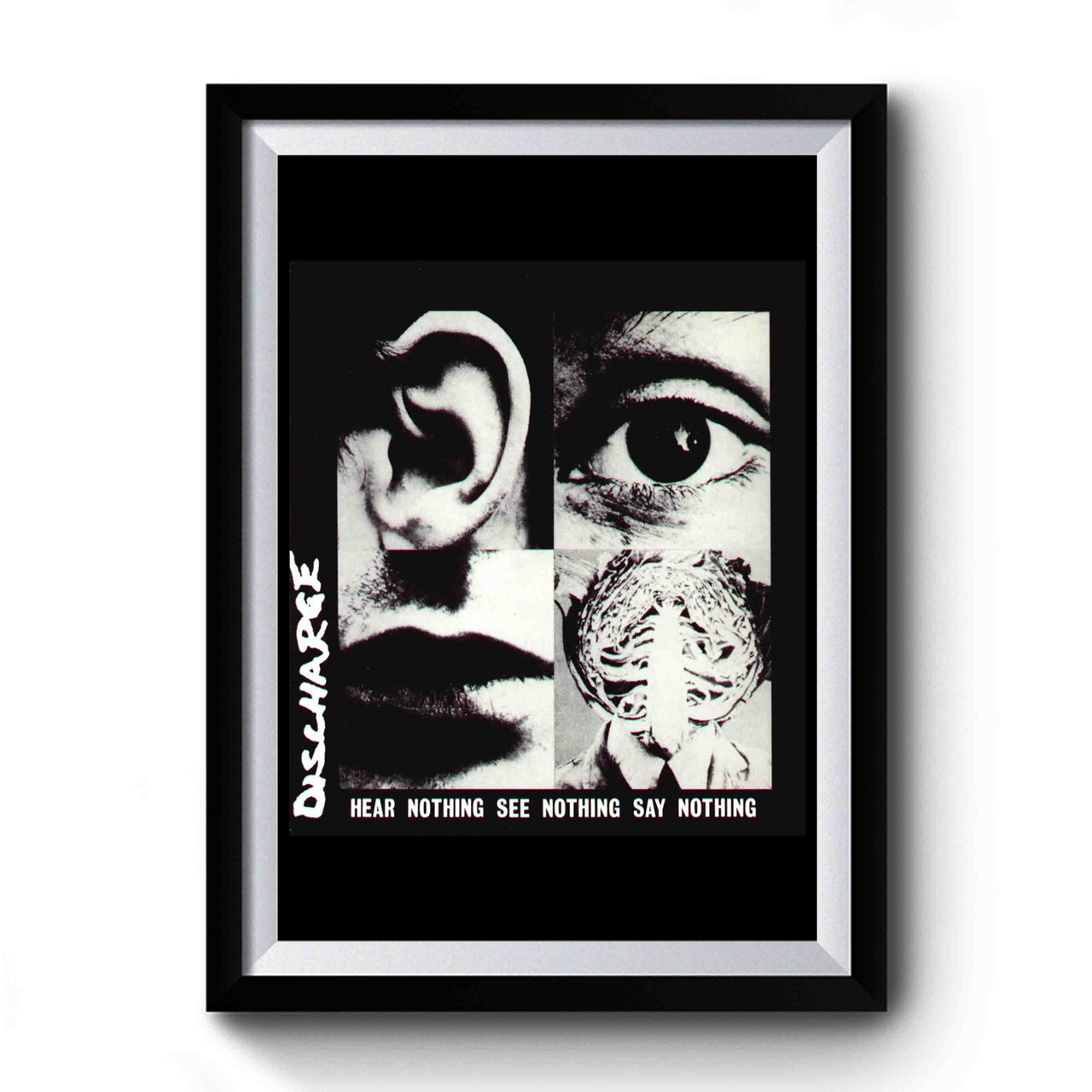 Discharge Hear Nothing See Nothing Say Nothing 1982 Album Cover